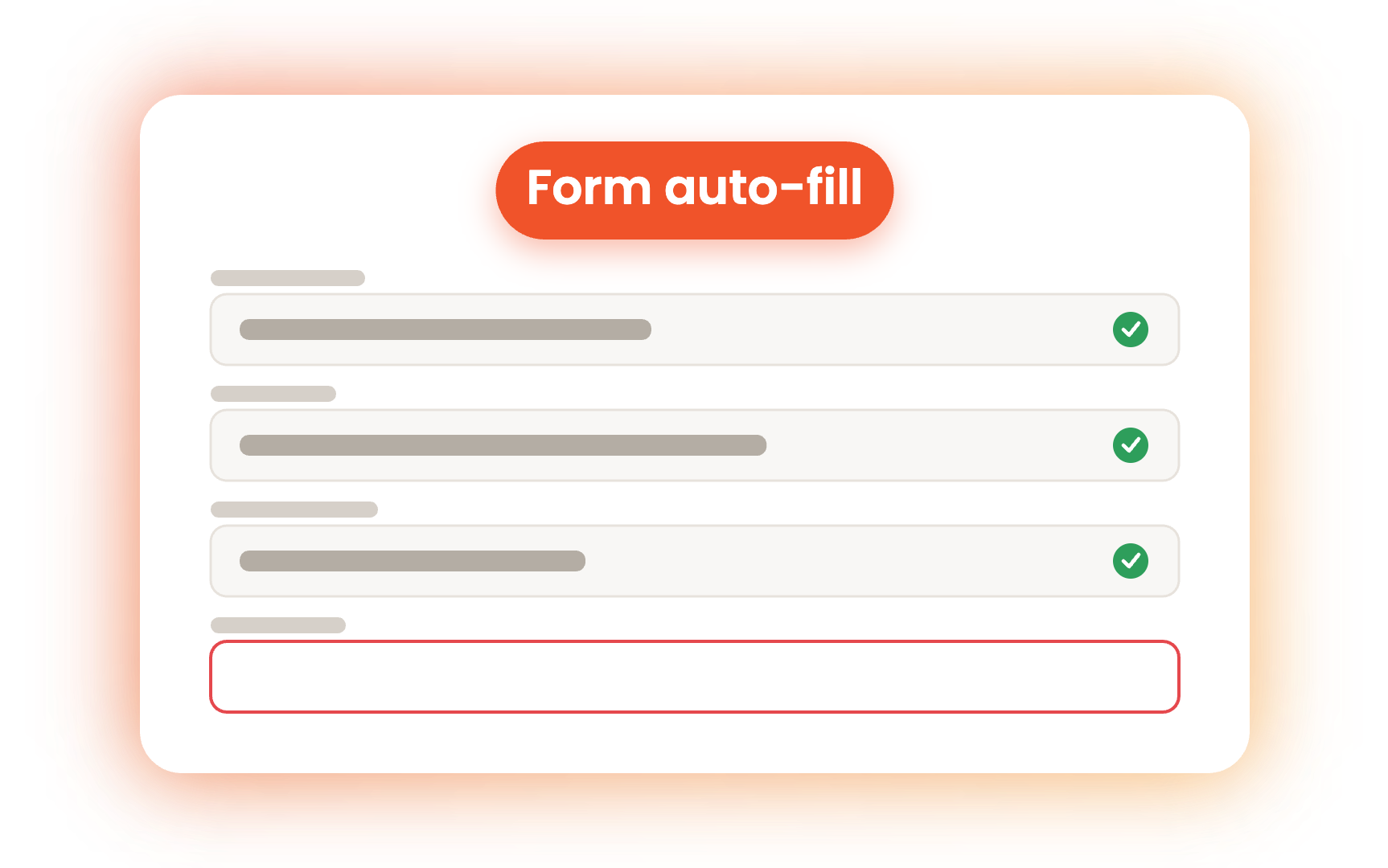 Auto-filled FNA form